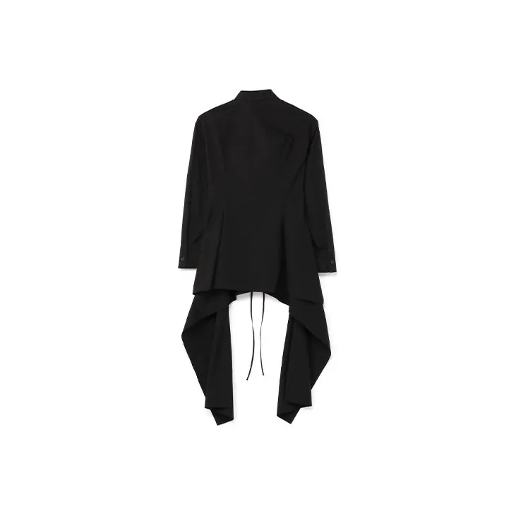 Yohji Yamamoto Asymmetric-Designed Long-Sleeved Blazer-1