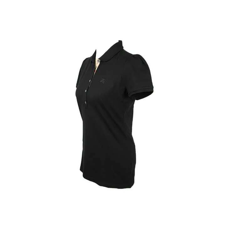 Burberry Polo Shirt Women's Black-2
