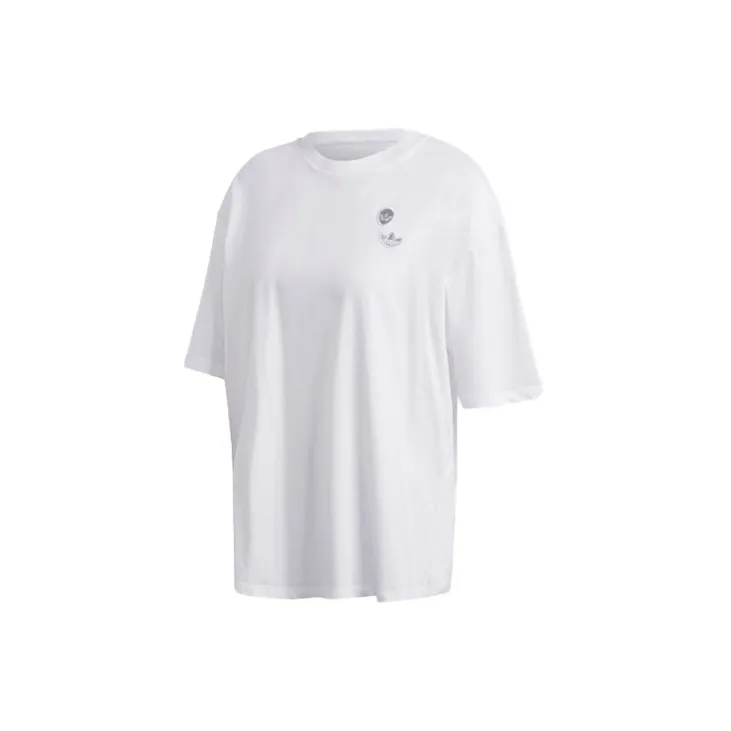 Adidas Originals Set in Sleeve T Shirt Women's White-1