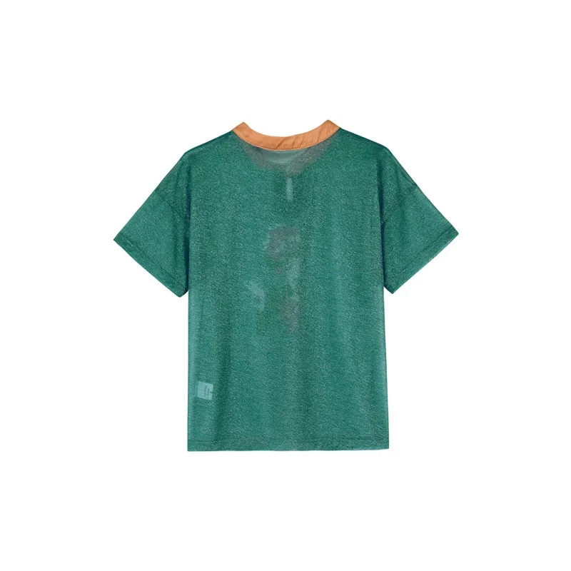 JK&JS Straight T-Shirt Women's Green-1