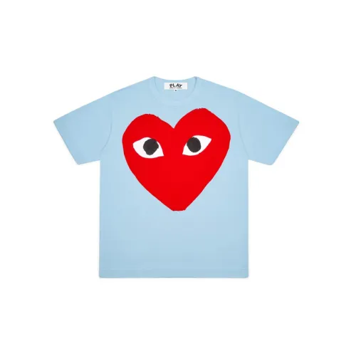 CDG Play Play T-Shirts Women's Blue