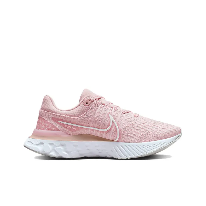 Nike React Infinity Run Flyknit 3 Pink Glaze Women's-1