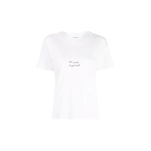 SAINT LAURENT T-Shirts Women's White