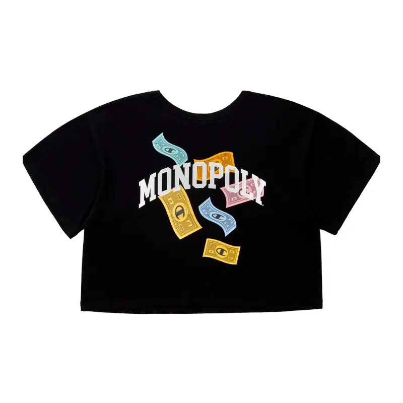 Hasbro X Champion X Hasbro Crop Tops Women's Black-1