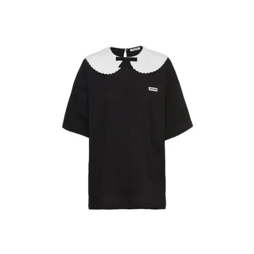 MIU MIU T-Shirts Women's Black