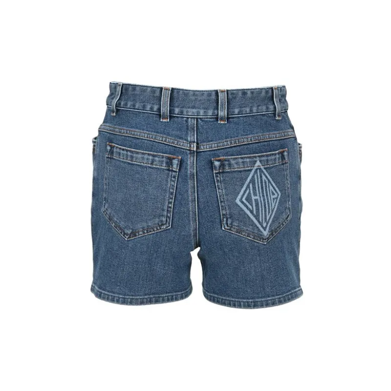Chloe Denim Shorts Women's Blue-1