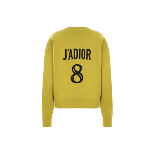 DIOR Quarterly New Products Cashmere Sweaters Women's Yellow