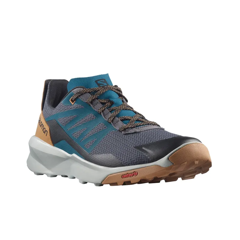 SALOMON Patrol Ms Cushioning, Slip Resistant, And Abrasion Resistant Low Top Outdoor Shoes Gray Blue-2