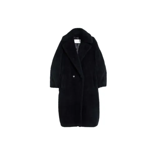 MaxMara Velvet Jackets Women's Navy Blue