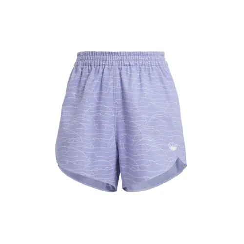 Adidas Originals Casual Shorts Women's Light Purple