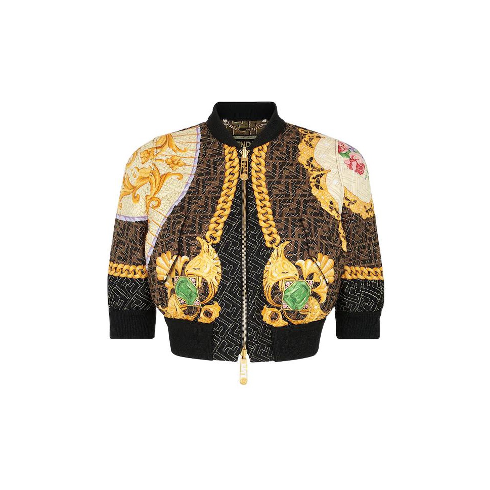 Fendi multicolor jacket hotsell