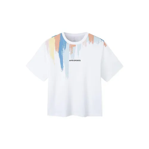 Anta T-Shirt Women's Snowflake White