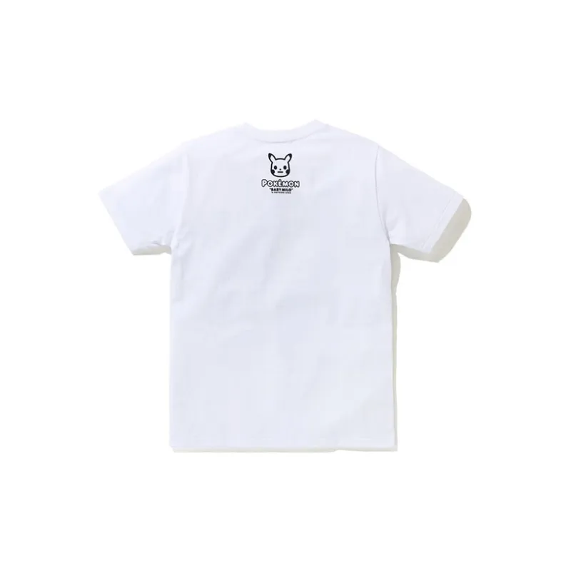 A BATHING APE X Pokemon Ladies Jigglypuff & Eevee Tee #4 White-3