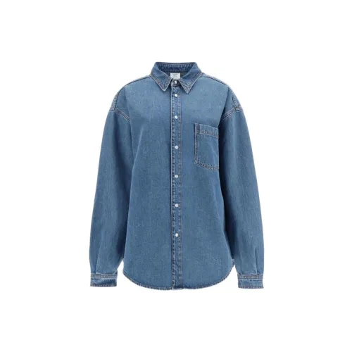 Vetements Denim Jackets Women's Blue