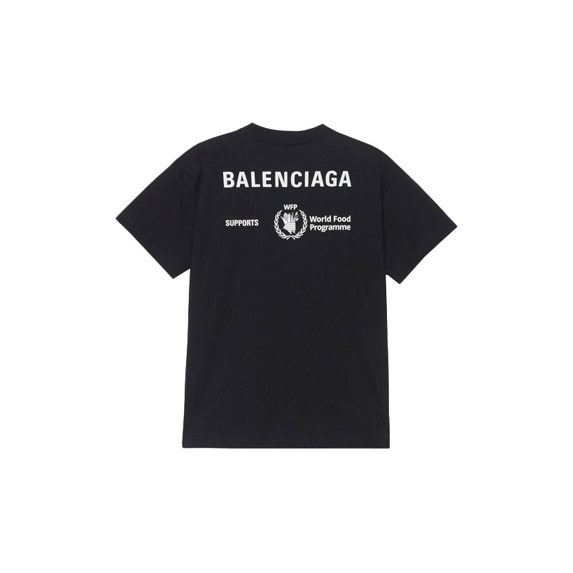Tシャツ・カットソー BALENCIAGA Woman T-Shirt Black 787349TRVL5 1000 Balenciaga T Shirt Black Womens Balenciaga