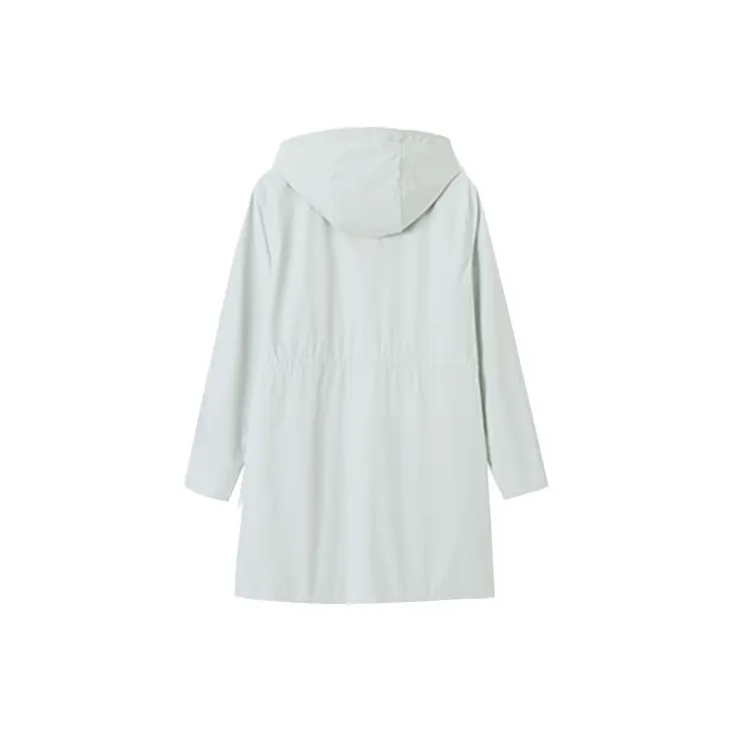 ANTA Variety Training Collection Trench Coats Women's Light Xī Green-1