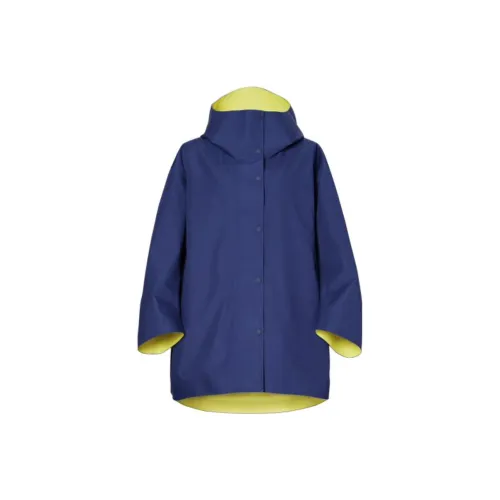 Marni UNIQLO Marni Co-Branding Coats Women's Navy Blue