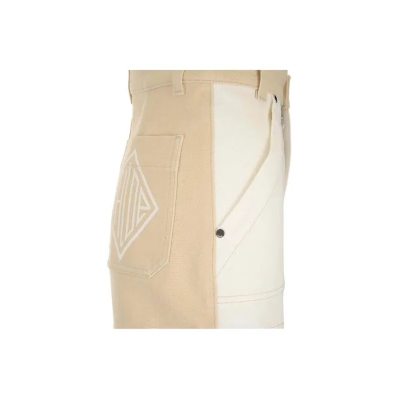Chloe Denim Shorts Women's White-2