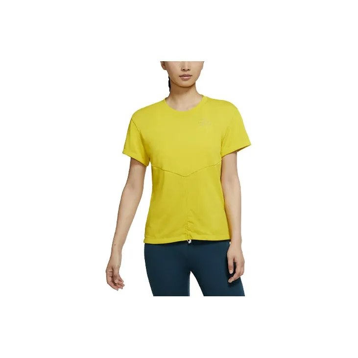 Nike Dri Fit T Shirts Women's Yellow-1