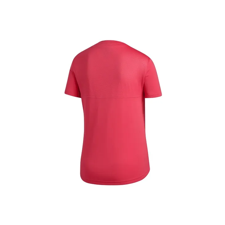 Adidas T Shirt Women's Eye Catching Red-1