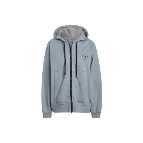 adidas By Stella McCartney Logo-embroidered Zip-up Hoodie