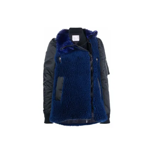 Sacai Jackets Women's Blue