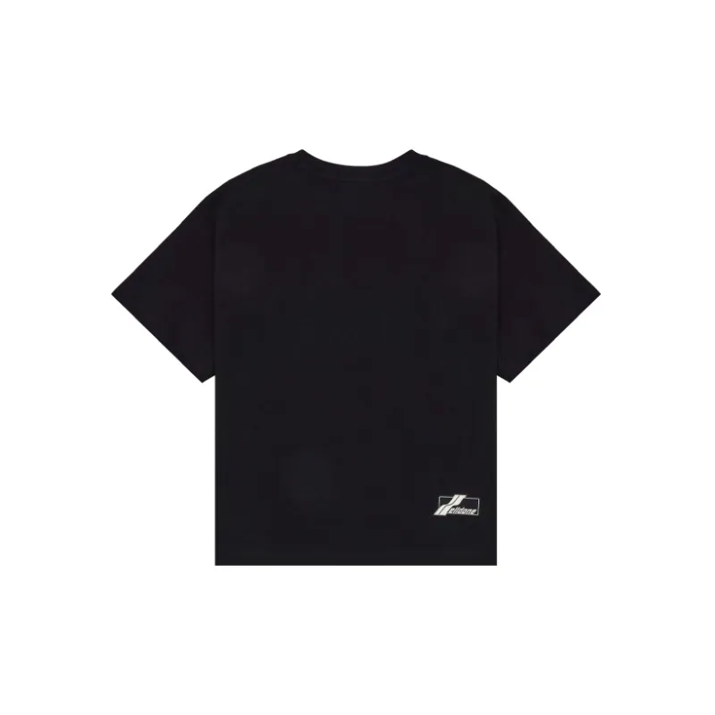 WE11DONE Drop Shoulder Sleeve T Shirt Women's Black-1