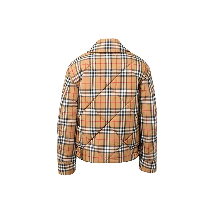 Burberry Puffer Jackets Women's Yellow-1