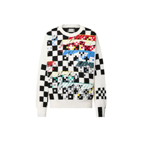 LOUIS VUITTON New Quarterly Products Of LV Sweaters Women's White