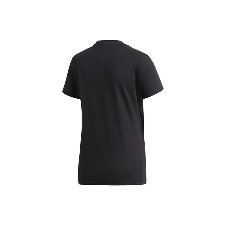 Adidas Set in Sleeve T Shirt Women's Black-1