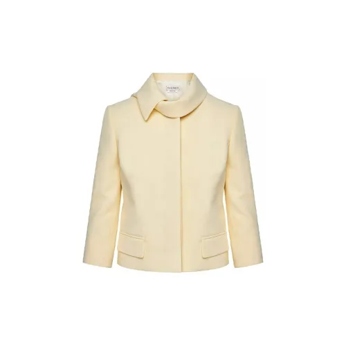 Alexander Wang Cropped Coats Women's Yellow