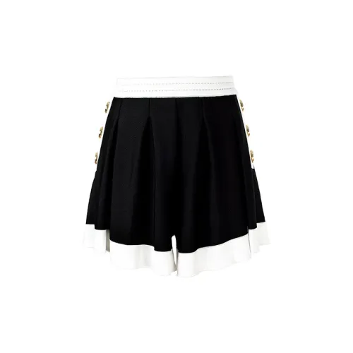 BALMAIN Casual Shorts Women's Black