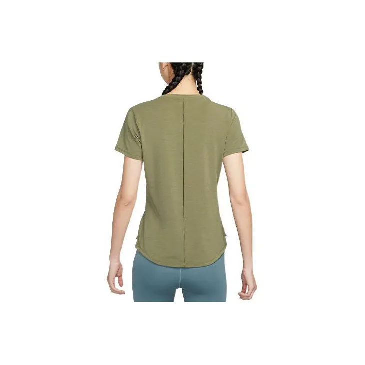 Nike T-Shirts Women's Medium Olive Green-1