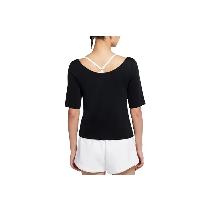 Nike SPORTSWEAR TECH PACK T-Shirts Women's Black-1