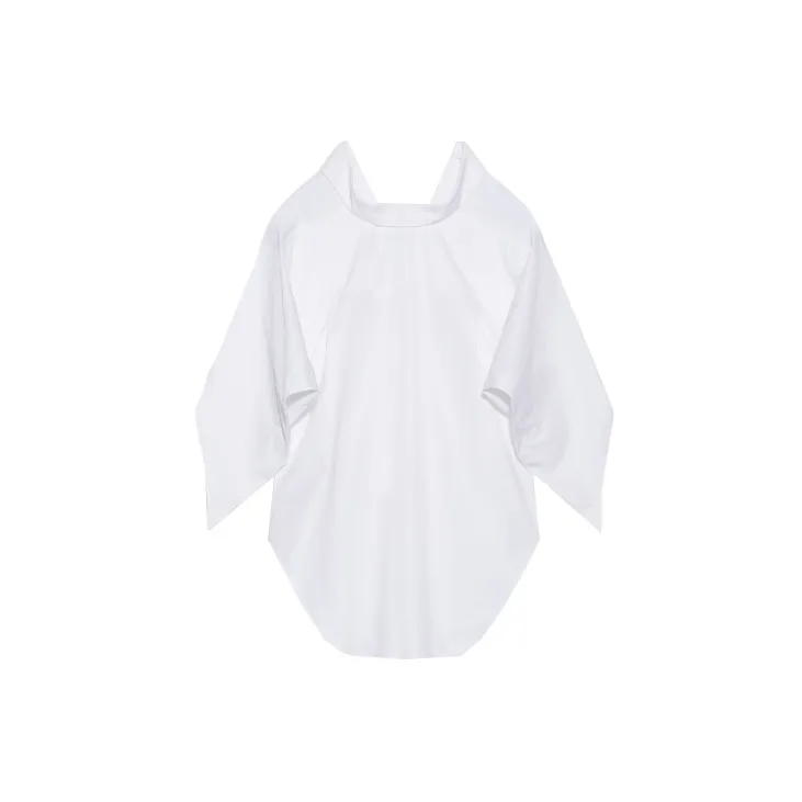 Balenciaga Twisted Swing Shirt 'White'-1