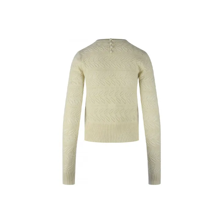 SportMax Perforated Crewneck Knitted Jumper-1