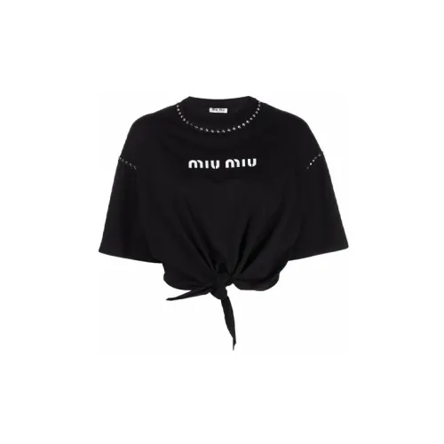 MIU MIU Studs Female T-shirt