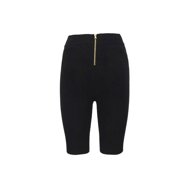 BALMAIN Casual Shorts Women's Black-1