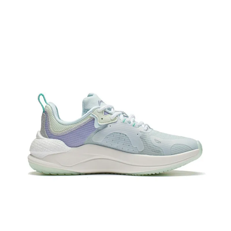 LiNing Spark Anti-Slip And Wear-Resistant Lightweight Low-Top Sports Casual Shoes Women's Turquoise-1