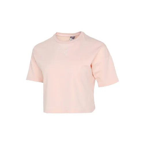 PUMA Crop Tops Women's Pink