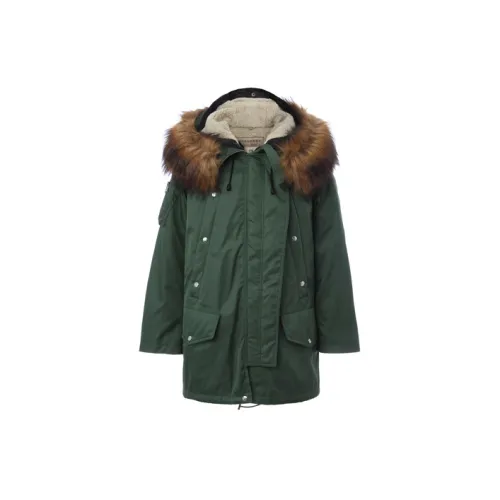 Burberry Coats Women's Green