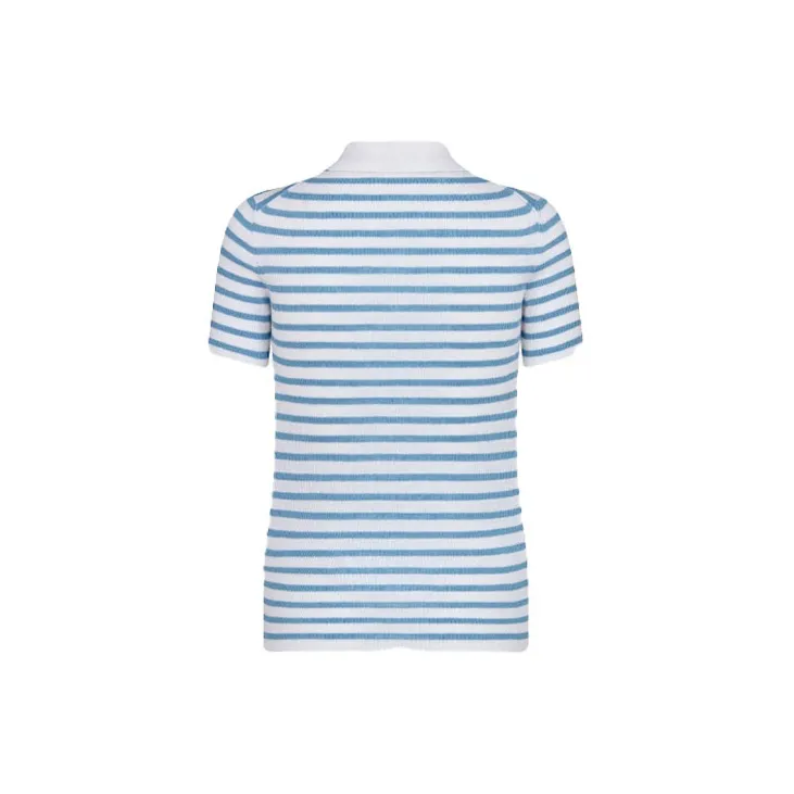 DIOR Quarterly New Products Polo Shirts Women's Sky Blue-1