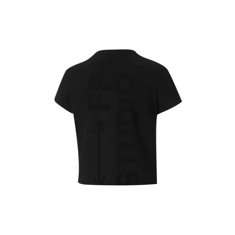 PUMA Crop Tops Women's Black-1