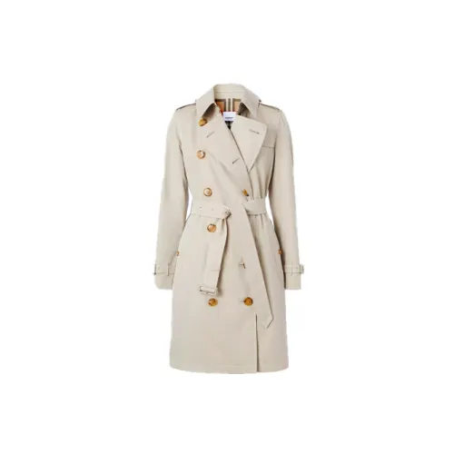 Burberry Trench Coats Women's Stone Color