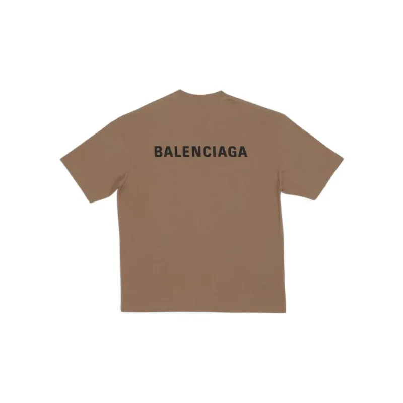 Balenciaga SS22 T Shirt Women's Brown-1