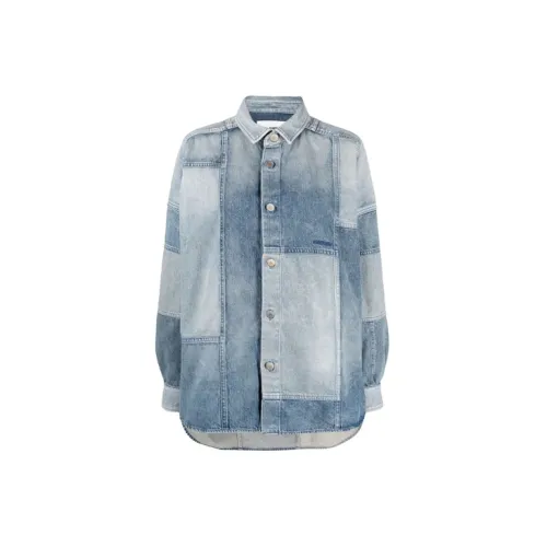 AMBUSH Patchwork Cotton Denim Shirt