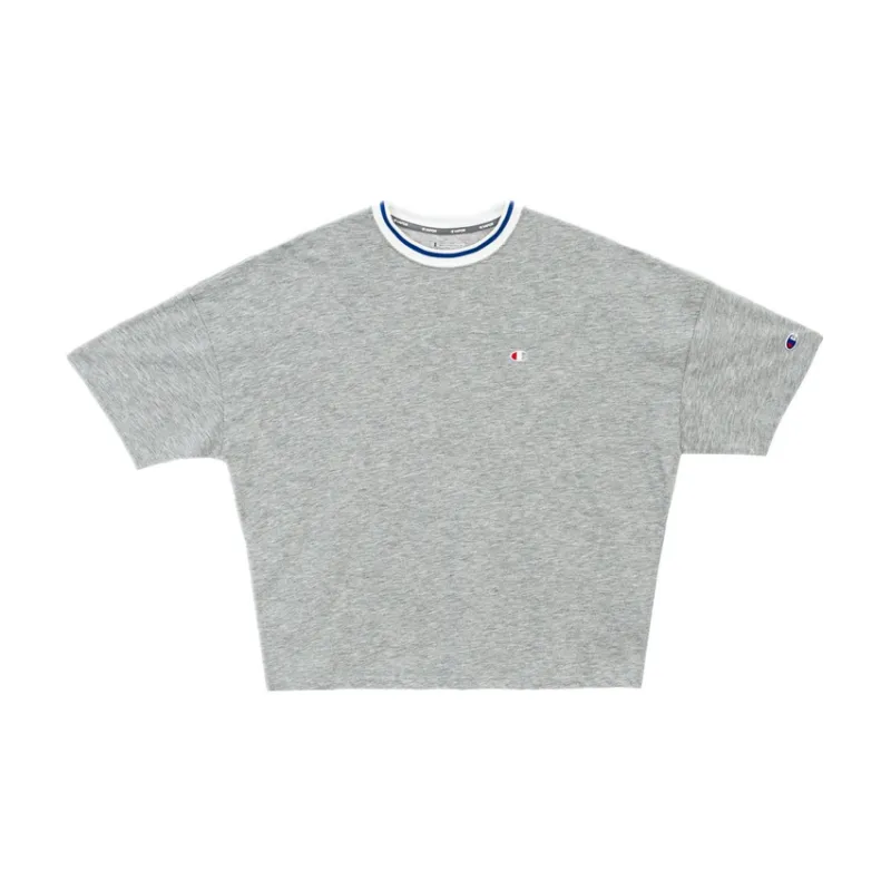 Champion T Shirts Women's Light Gray-1