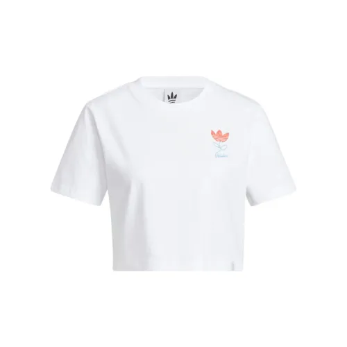 Adidas Originals Crop Tops Women's White