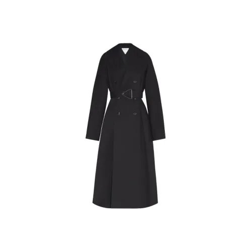 Bottega Veneta Trench Coats Women's Black