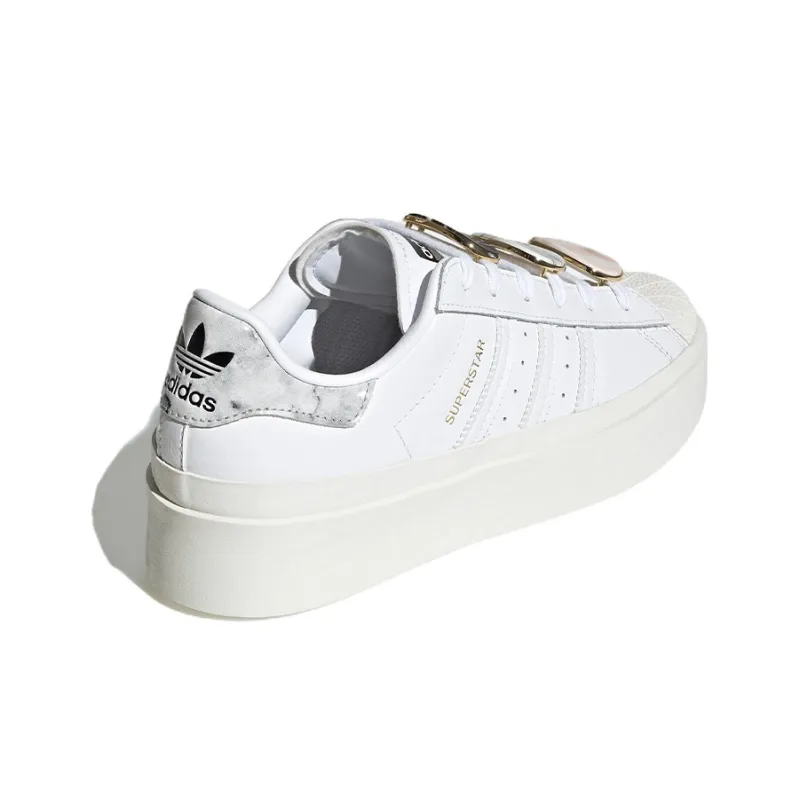 Adidas Originals Superstar Bonega 'White Gold Metallic' Women's-3